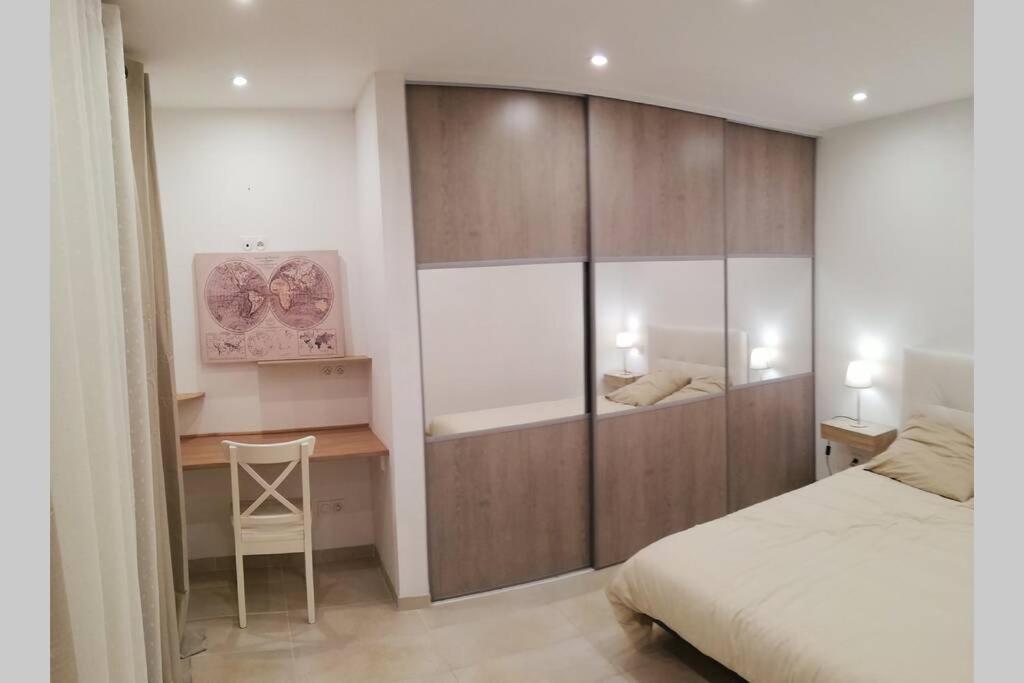 Appartement T2 Rez De Villa Proche Bord De Mer Льо Праде Екстериор снимка
